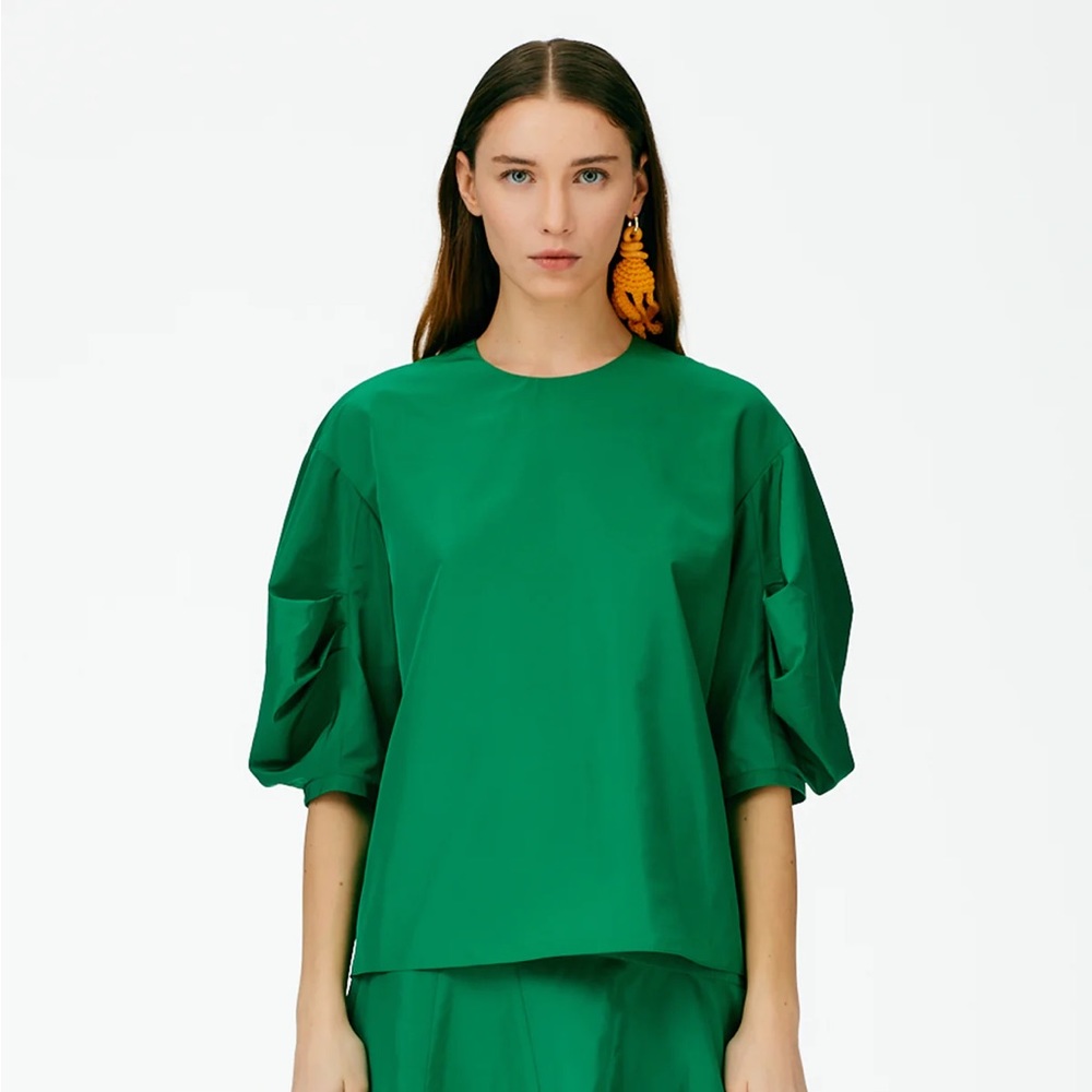 Tibi nylon top